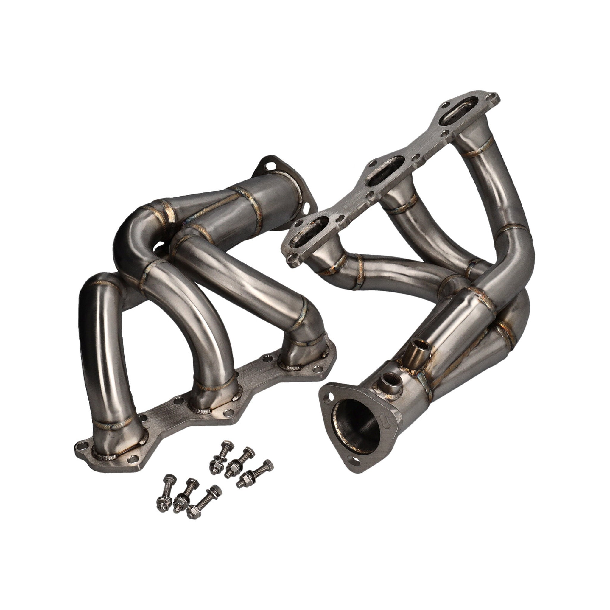 Rennauspuffkrümmer mit Kat-Bypass – DesignTek – Porsche 718 Boxster / Cayman 4.0L