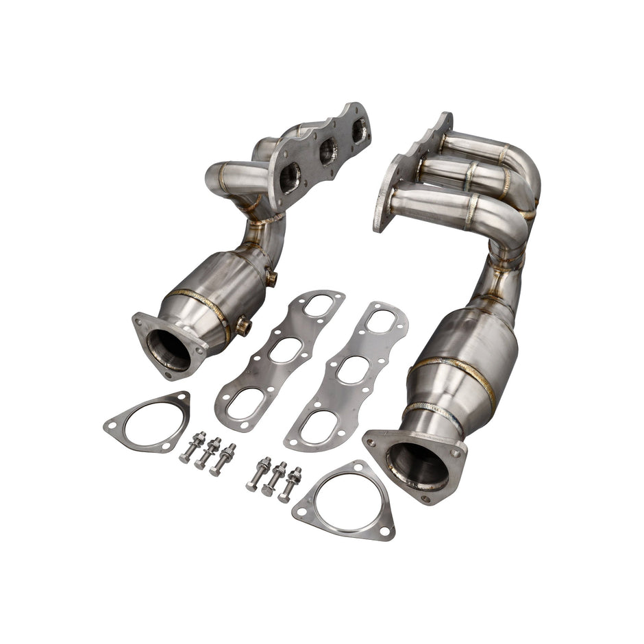 DesignTek Abgaskrümmer/-krümmer mit Katalysator-Bypass für Porsche 991 Carrera