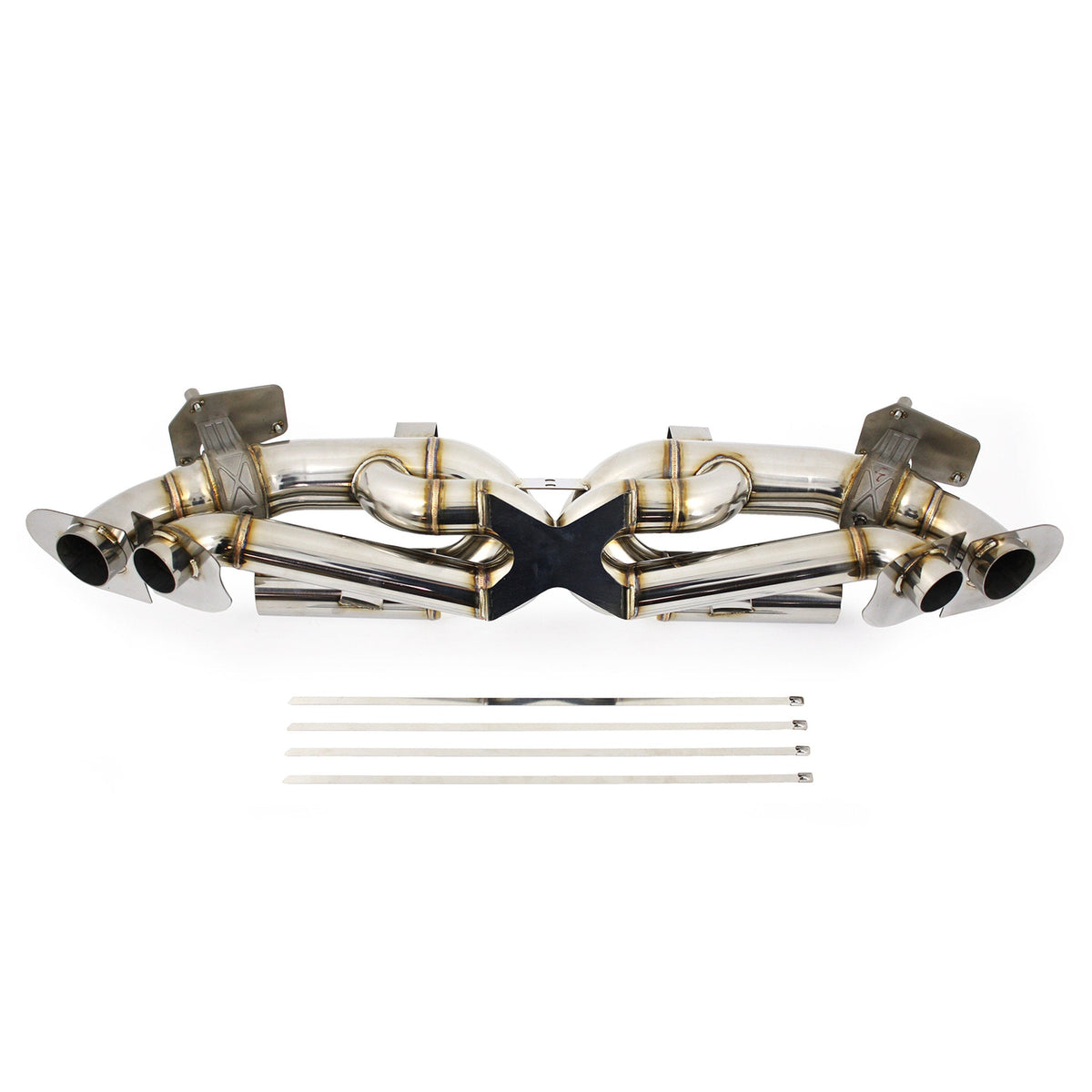 Sporty switchable X-Pipe Exhaust Carrera and Turbo Porsche 992