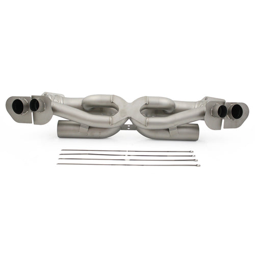Auspuff Sport schaltbarer Schalldämpfer in Titan Carrera und Turbo Porsche 992