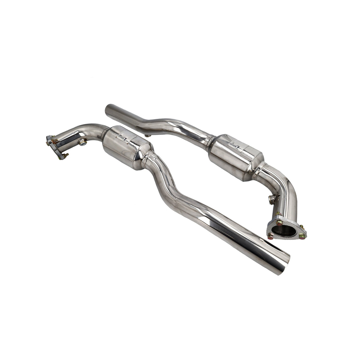 Exhaust catalytic converter pipes for Porsche 996