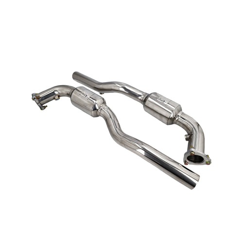 Exhaust catalytic converter pipes for Porsche 996