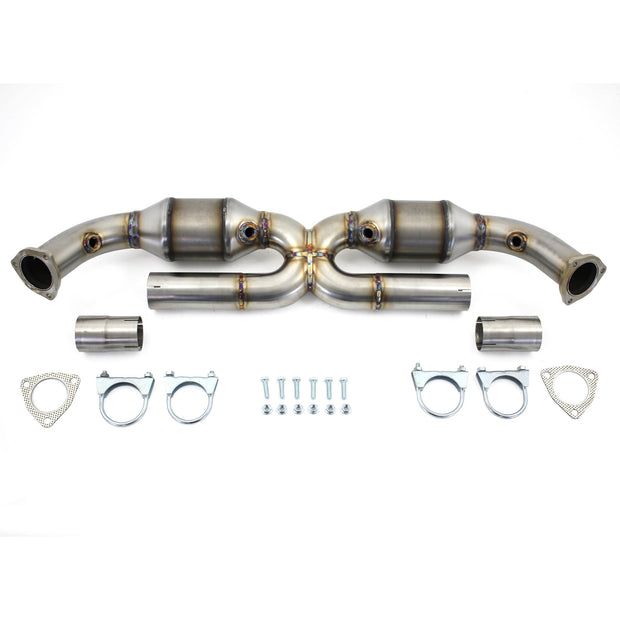 Exhaust Catalytic Converters 200 Cell. Porsche 997.1 Carrera