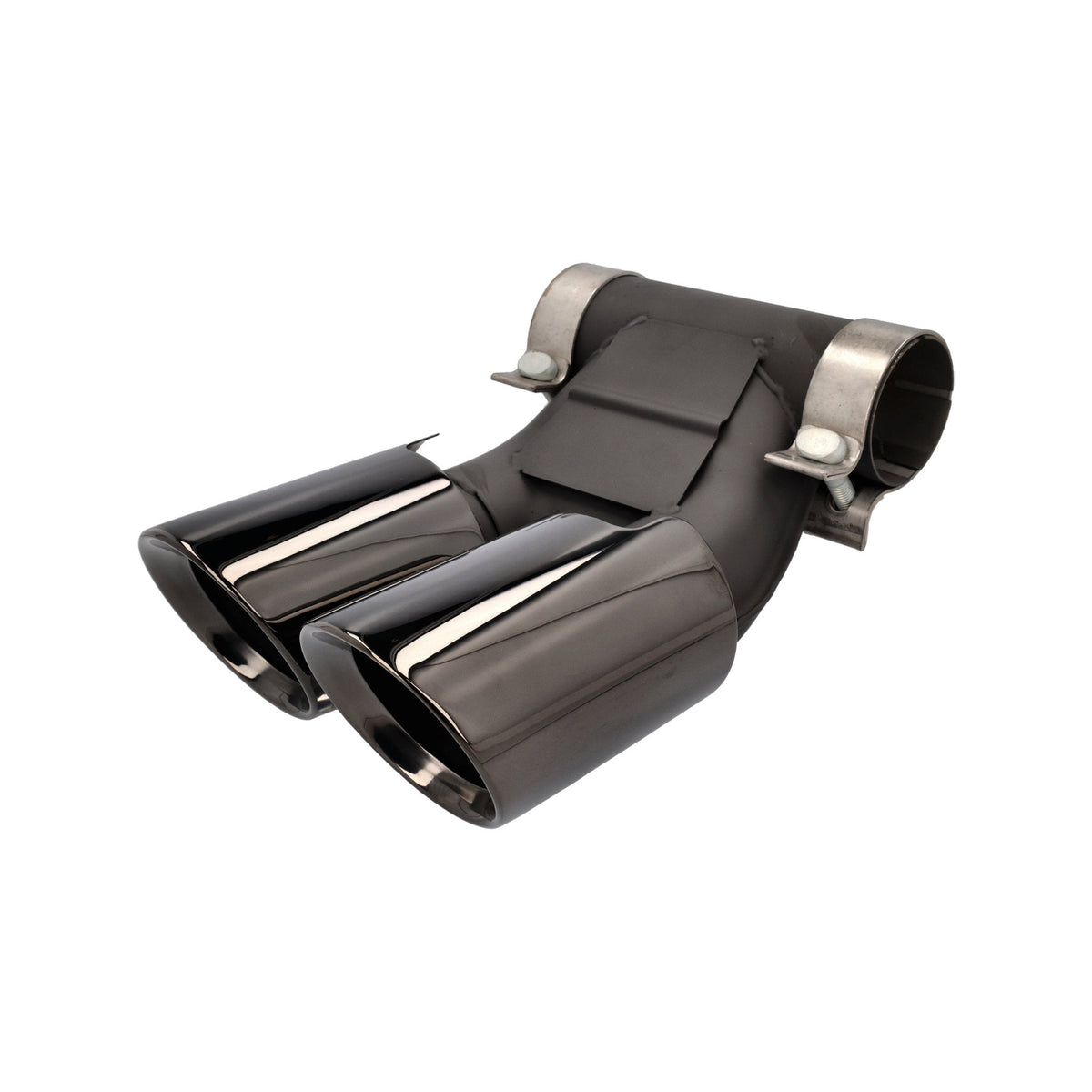 DesignTek Auspuff-Endrohre in gebürstetem Schwarz – Porsche Boxster/Cayman
