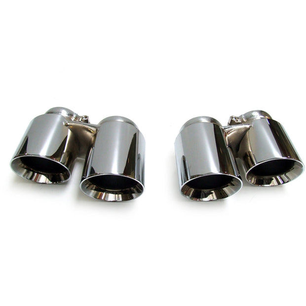 DesignTek Stainless Steel Exhaust Tips for Porsche 991.1
