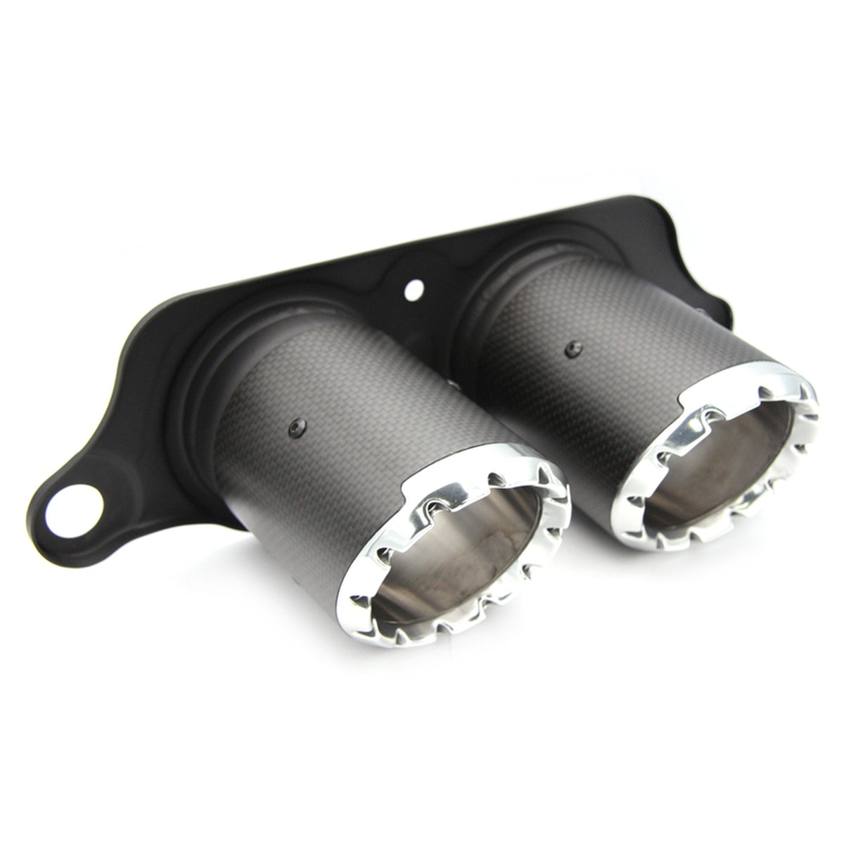 DesignTek Carbon Fiber Exhaust Tip with Aluminum End for Porsche 991 GT3