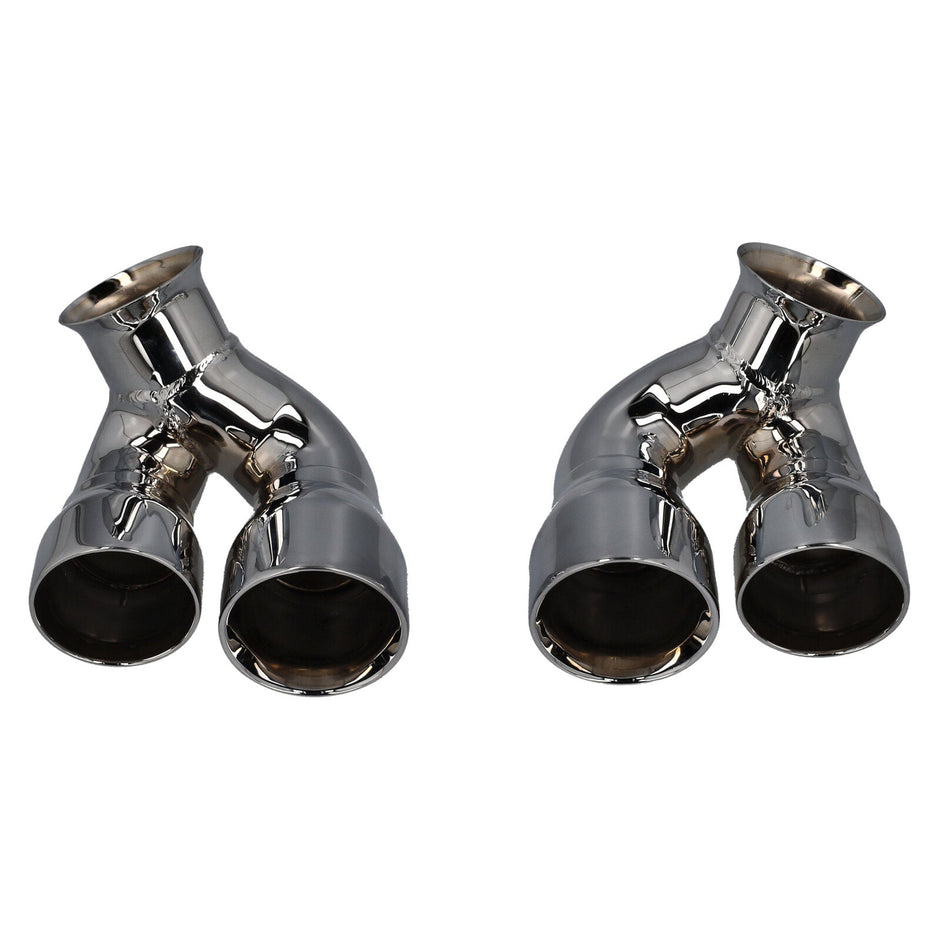 Auspuff Endrohre 4 Tube Design für Porsche 996 C2 / C4