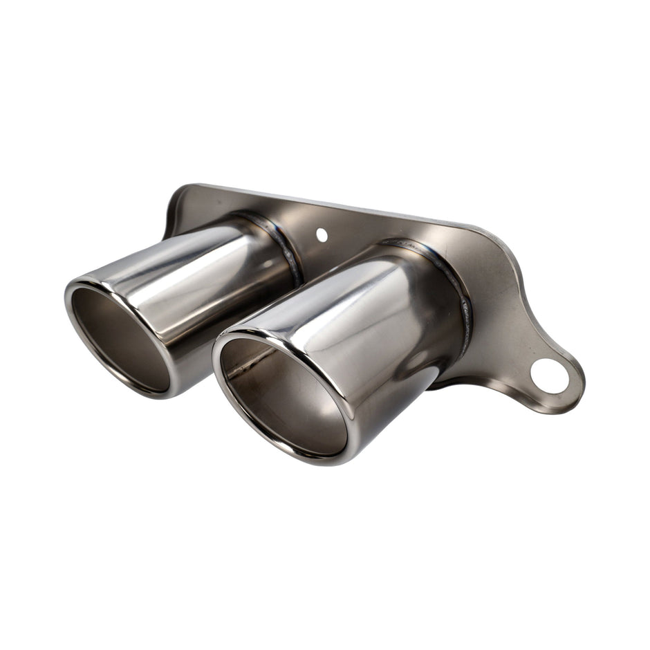DesignTek Titanium Tailpipe Porsche 997 GT3 / GT3RS 2005 >> Twin Bolt on Pipe