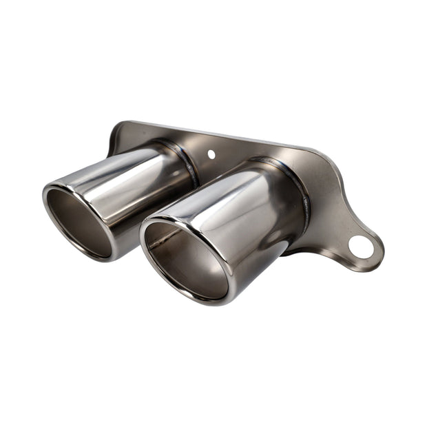 DesignTek Titanium Tailpipe Porsche 997 GT3 / GT3RS 2005 >> Twin Bolt on Pipe