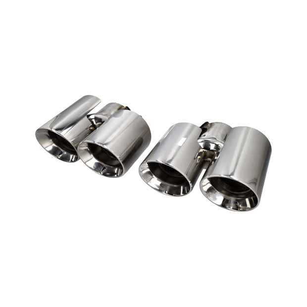 DesignTek Exhaust Tips Polished Stainless Steel Porsche 997