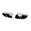 DesignTek Exhaust Tips Twin Square Design, 60mm, POLISHED Porsche 997 Turbo
