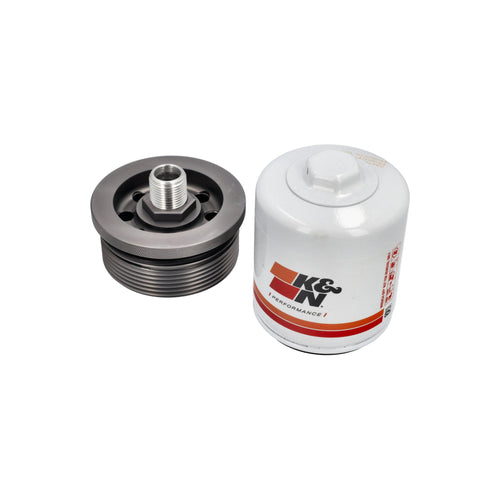 Screw-on Oil Filter Adapter with K&N Oil Filter for MY97-08 Engines – Porsche Boxster/Cayman
