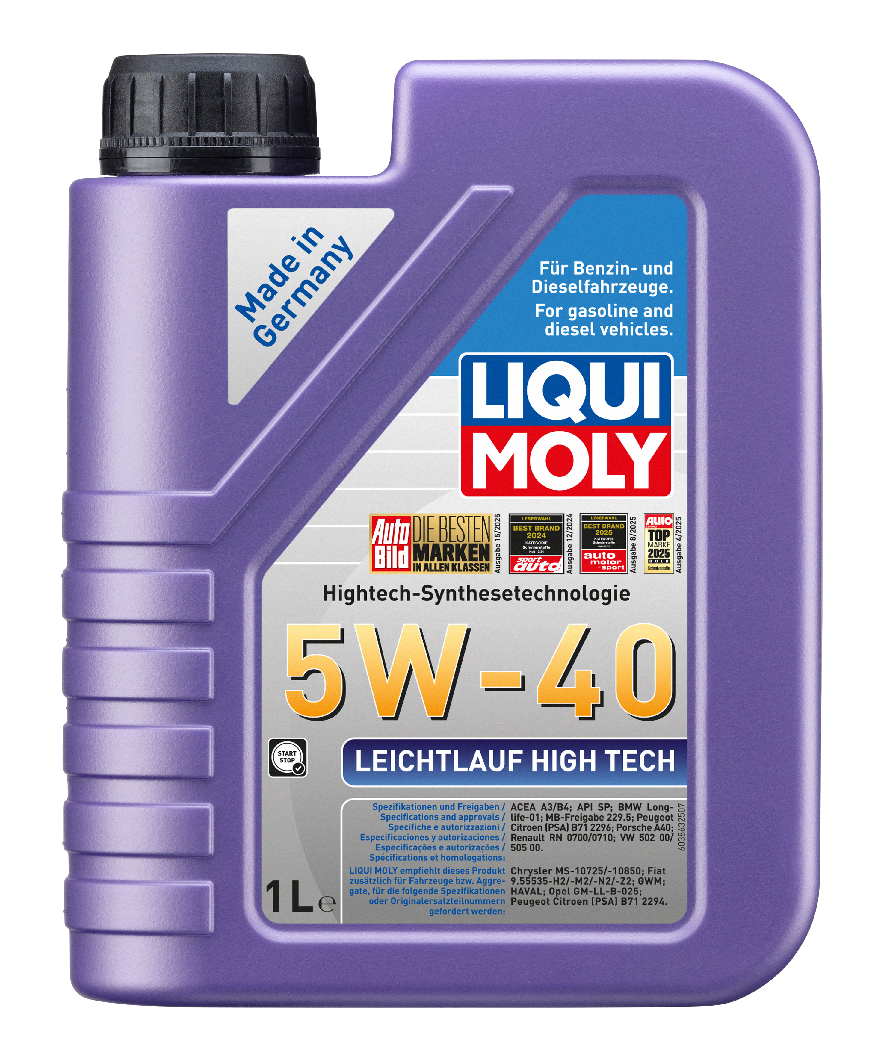 LIQUI MOLY Leicht­lauf High Tech 5W-40 1L