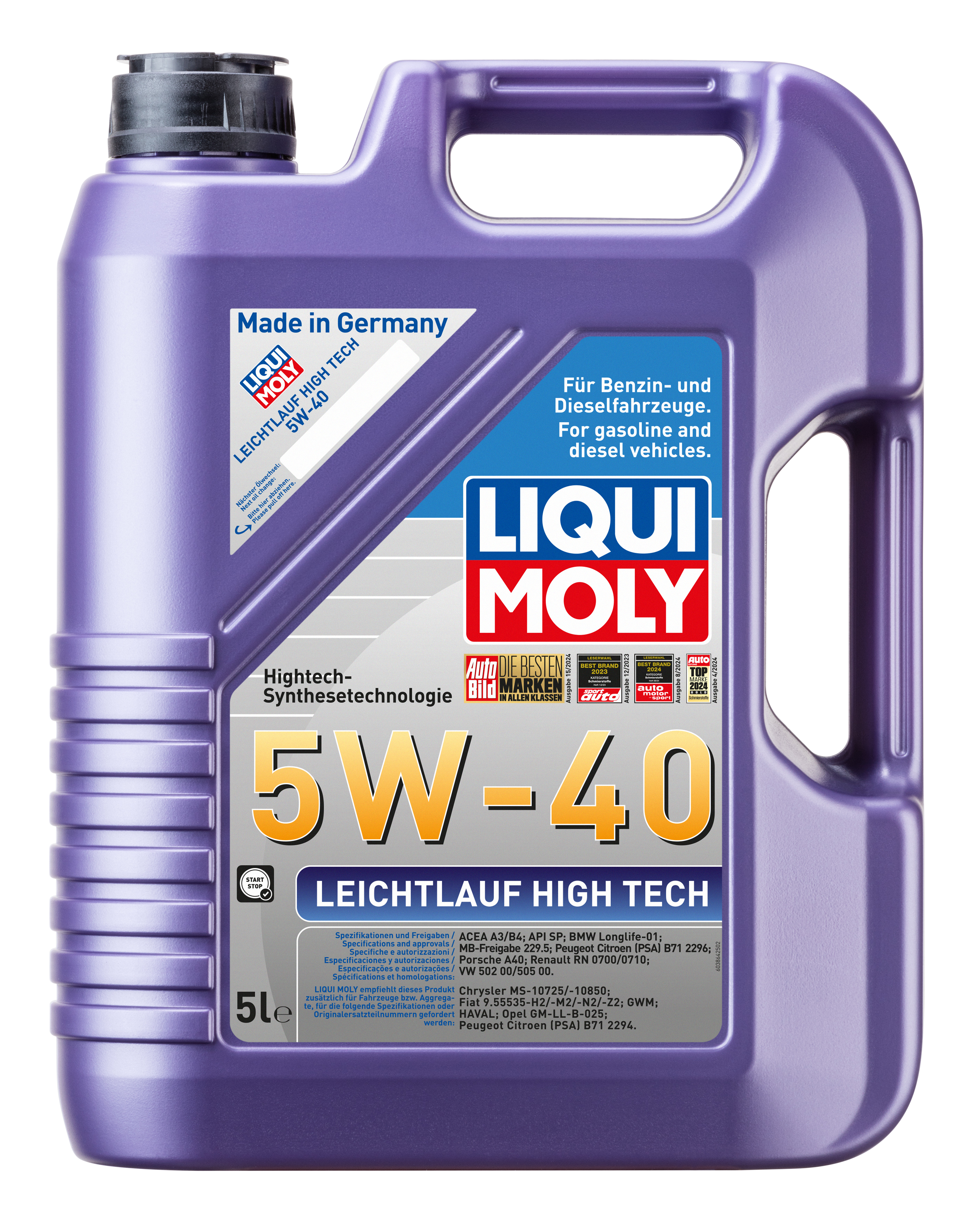 LIQUI MOLY Leicht­lauf High Tech 5W-40 5L