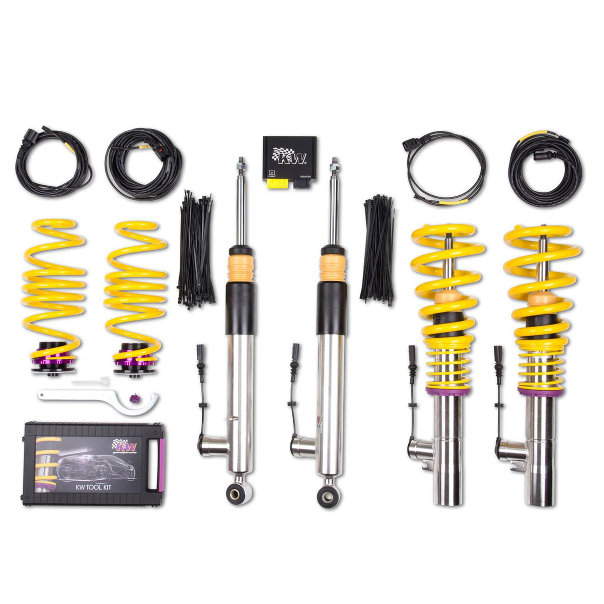 KW DDC ECU Coilover Kit. Porsche 991.1 Carrera 2 / 2s / 4 / 4s