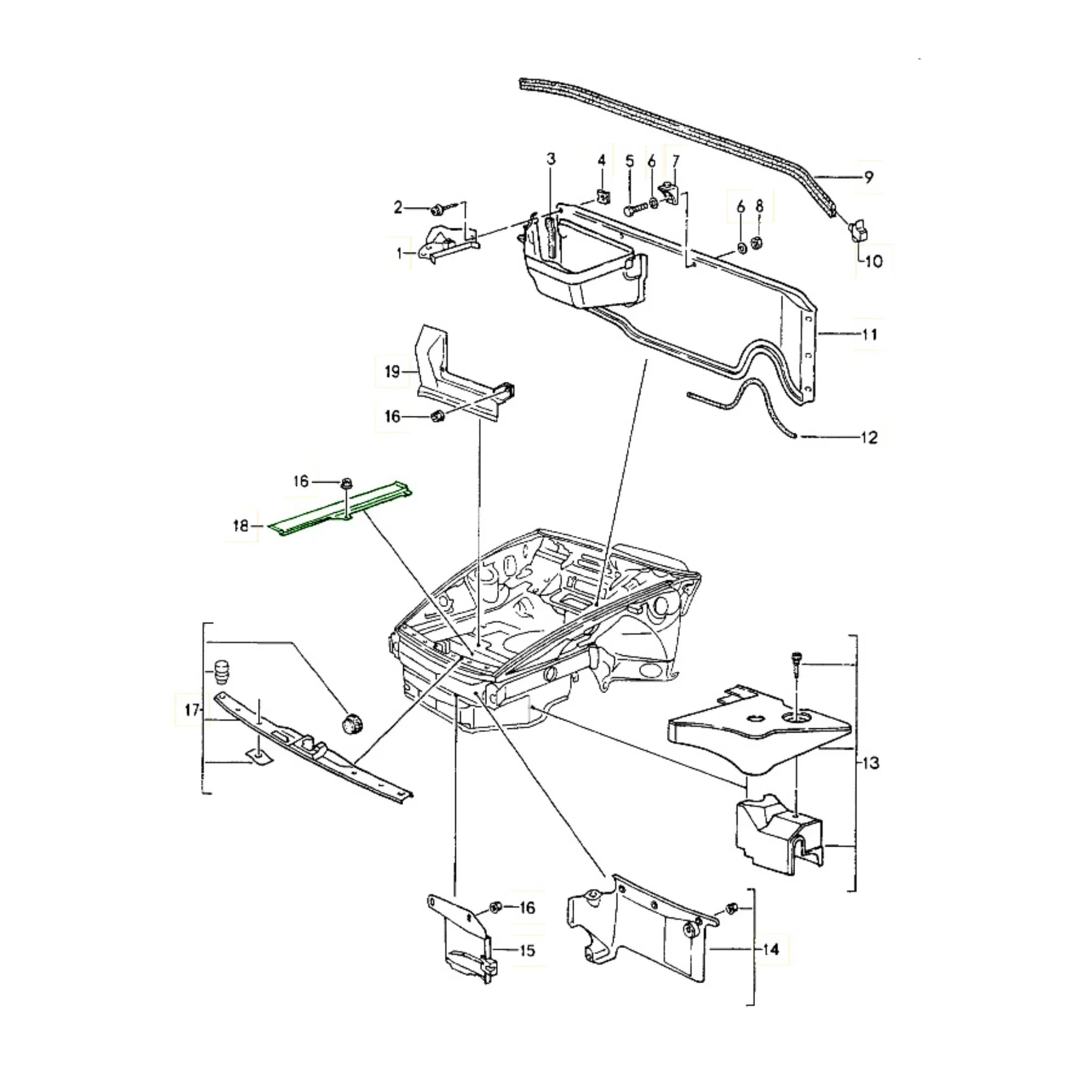 Abdeckung Pluspol Batterie Original Porsche_3