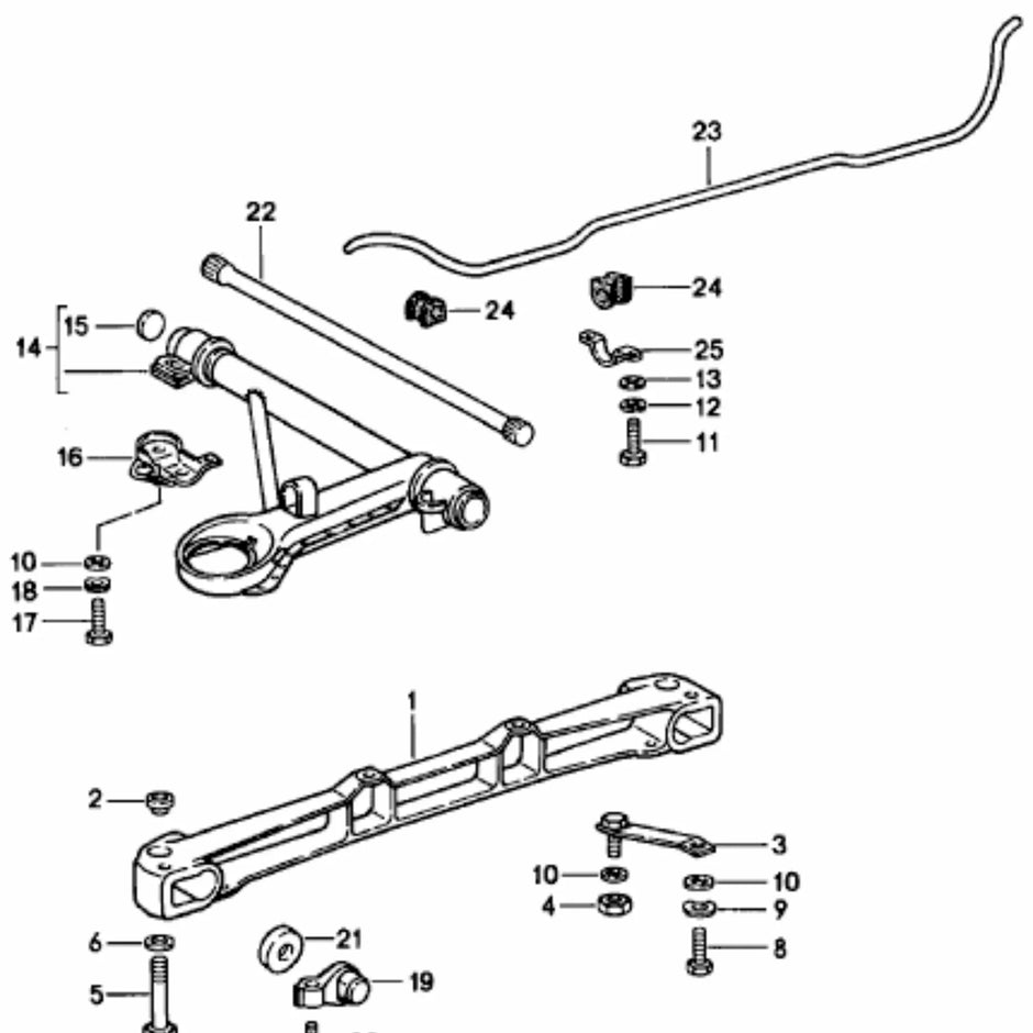Querlenker Set Vorne HD Buchsen Porsche 911 G-Modell_2