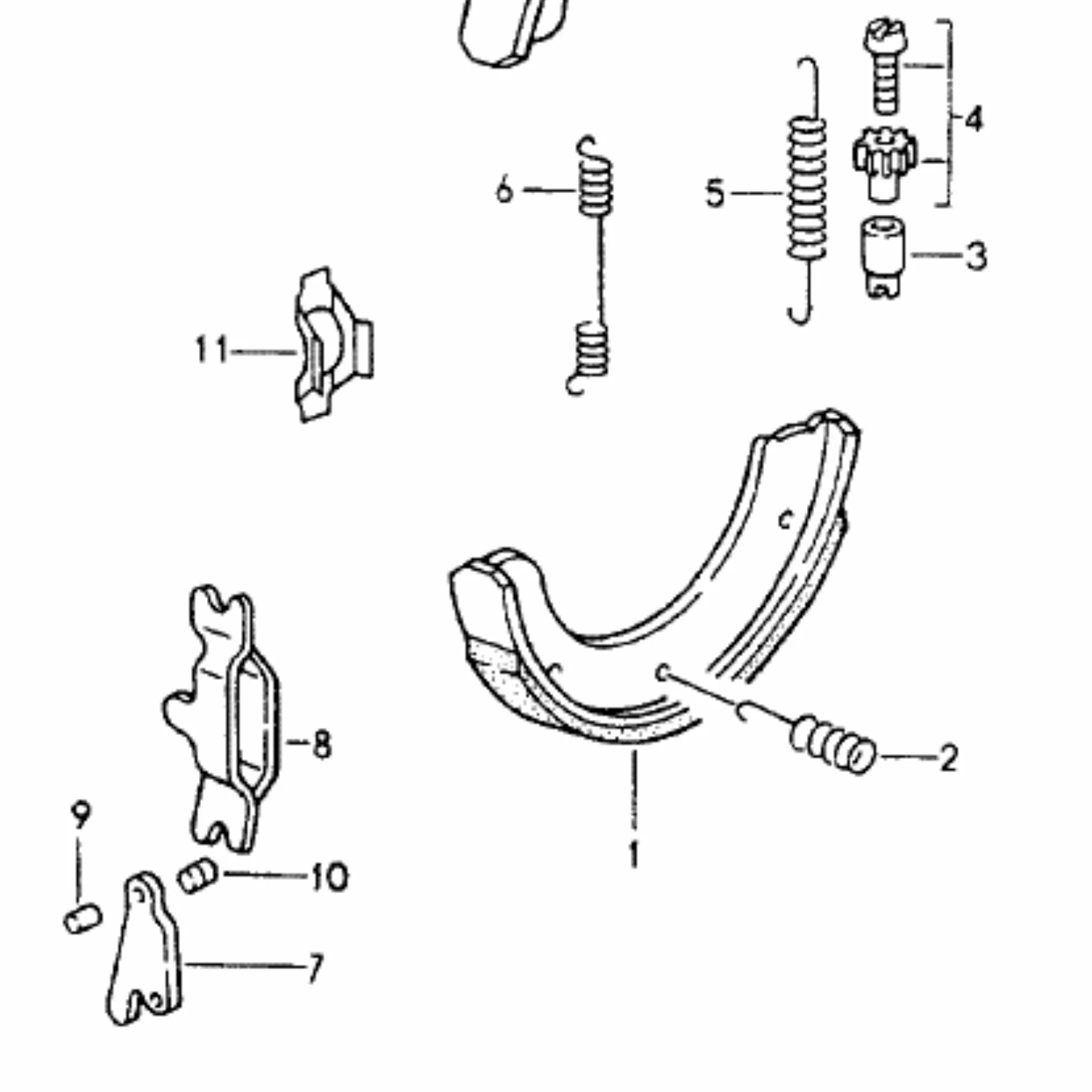 Handbremsbacken Spreizer Spreizschloss Original Porsche_3