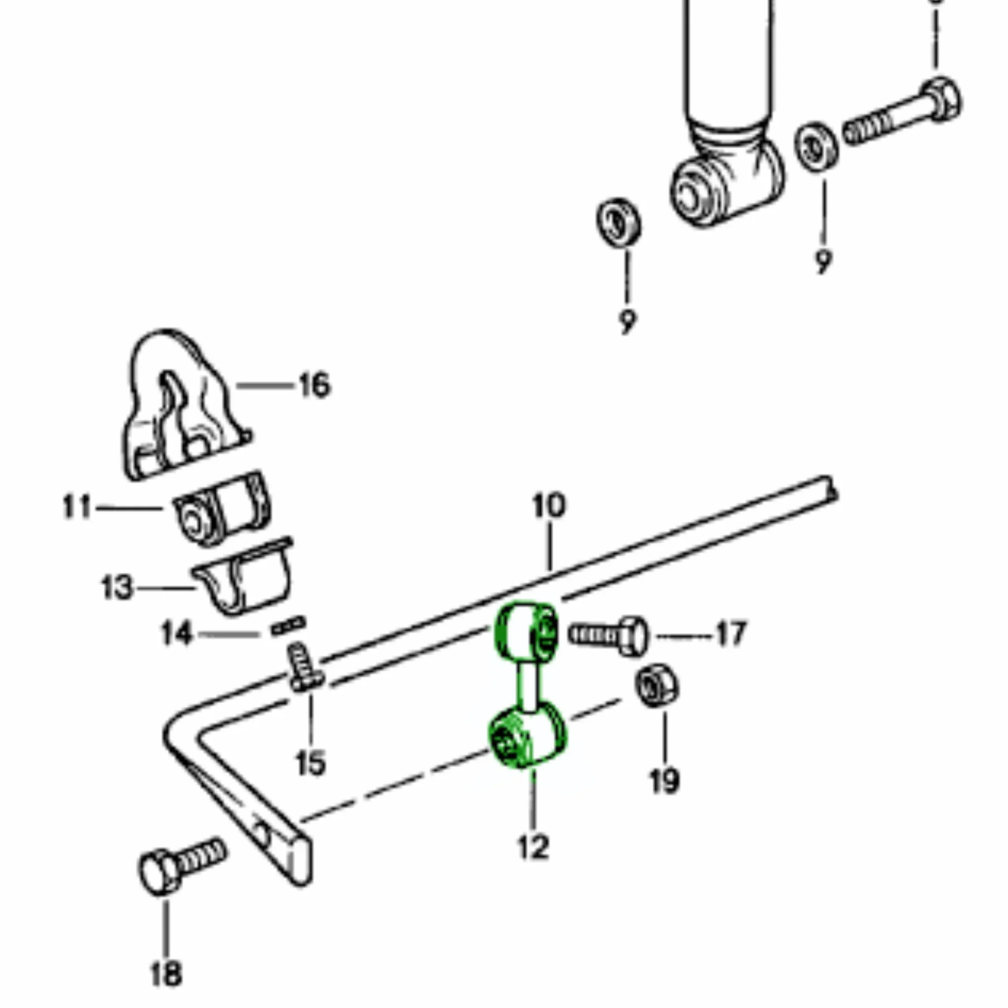 Koppelstange Hinten Porsche 911 930 Turbo_3