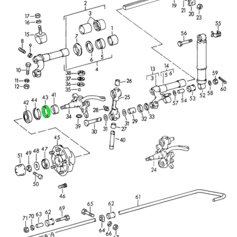 Radialdichtring Radnabe Vorne Original Porsche_3