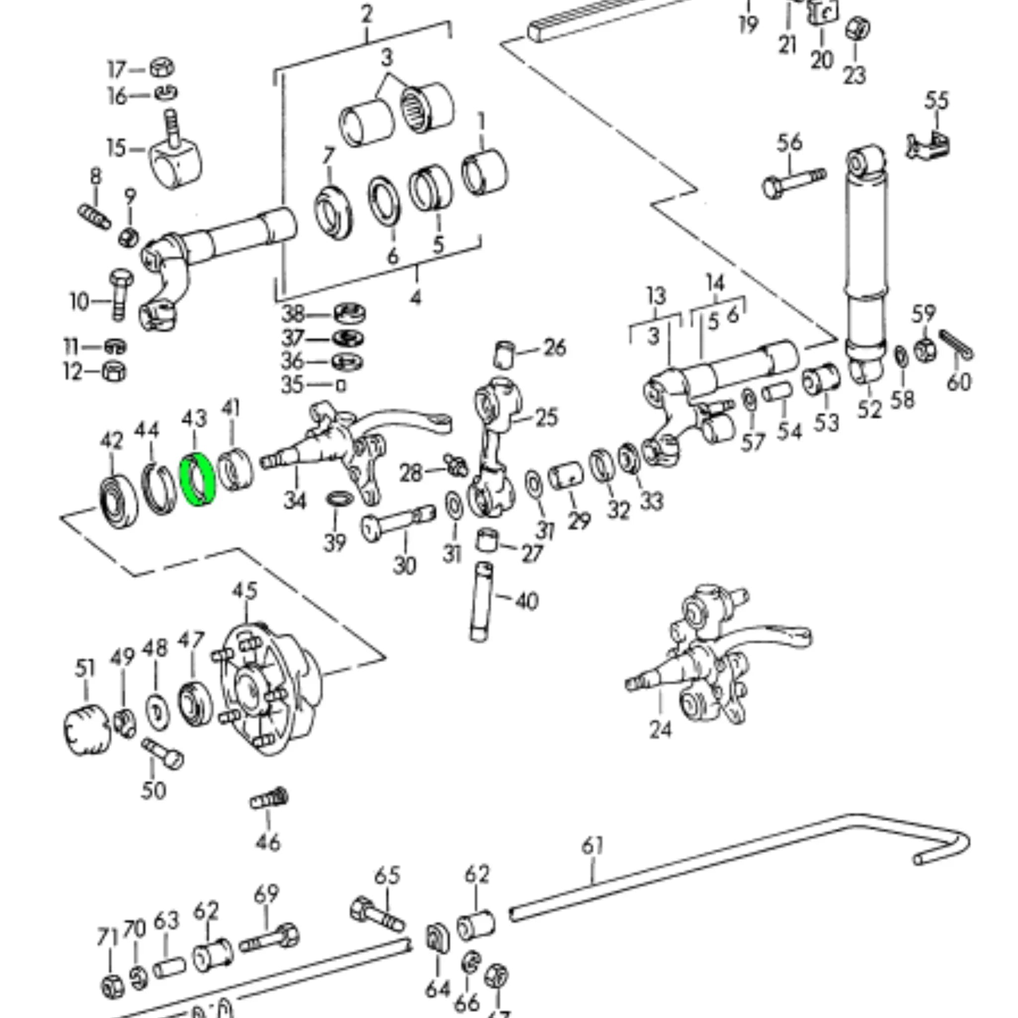 Radialdichtring Radnabe Vorne Original Porsche_3