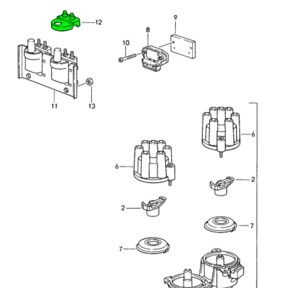 Original Porsche Zündspulen Schutzkappe 993_3