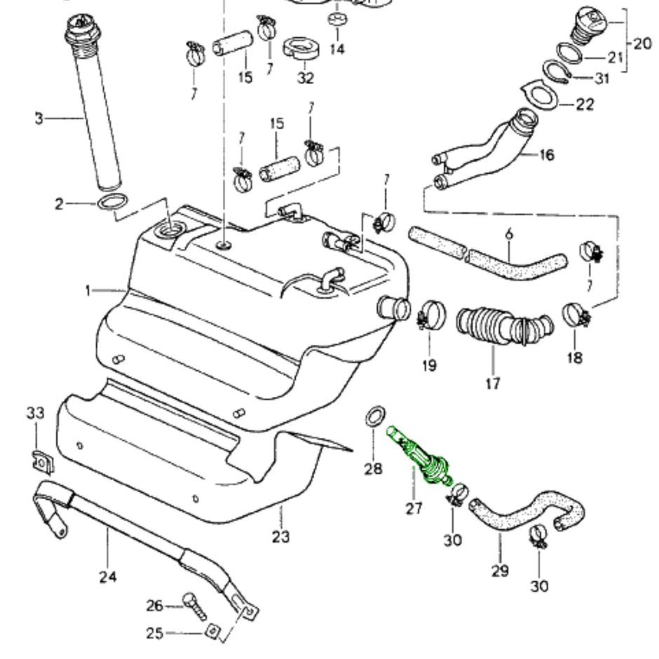 Tanksieb Kraftstofffilter Porsche 964 993 Transaxle_3