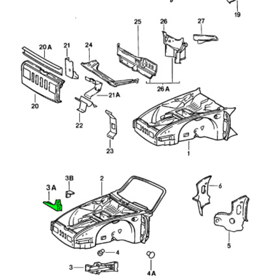 Halterung Ölkühler Vorne Original Porsche 911_3