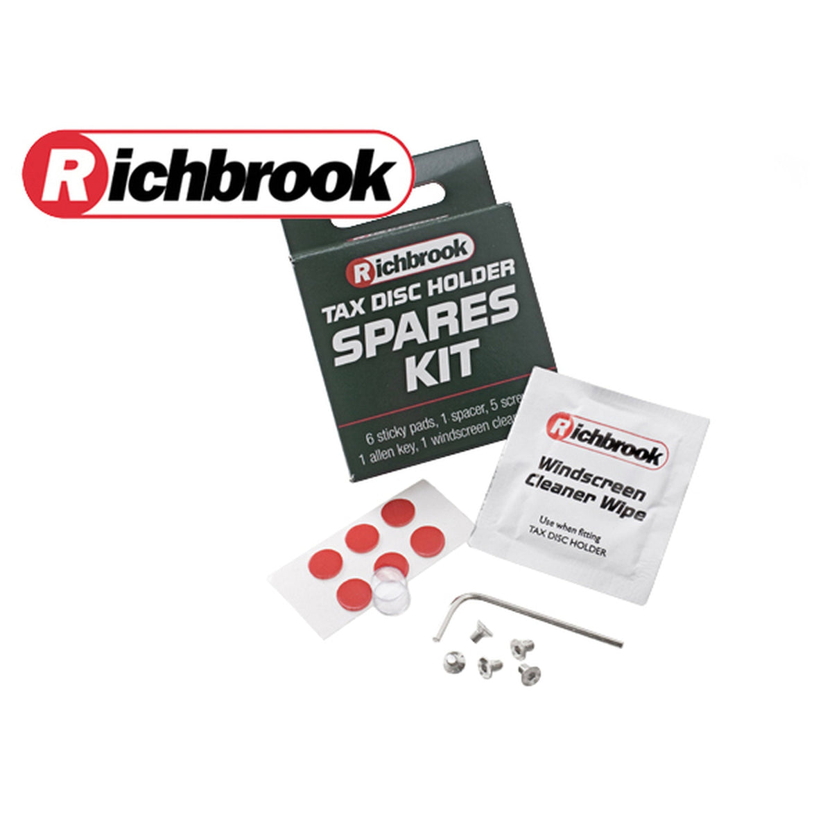 Richbrook Tax Disc Holder Ersatzteilset | Porsche 968 | OEM / Erstausrüsterqualität
