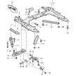 Air scoop for front brake duct. Porsche 997 Turbo