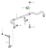 Stabilisatorbuchsen vorne, 23,5 mm (Paar) | Porsche Boxster 986 / 987 / 996 / 997 | Powerflex – Bild 2