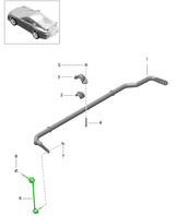 Front anti-roll bar drop link | Porsche 991 GT3 / GT3 RS / R / GT2 RS / Cayman GT4 981 | Genuine Porsche Part – image 4