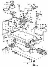 Stützstange für Servolenkungspumpe | Porsche 924S / 944 / 968 – Bild 3