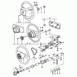 Steering column support ring. Porsche 924 / 944 / 968
