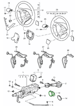 Steering column boot | Porsche 996 / 997 / Boxster 986 / 987 / Cayman 987C | Genuine Porsche Part – image 3