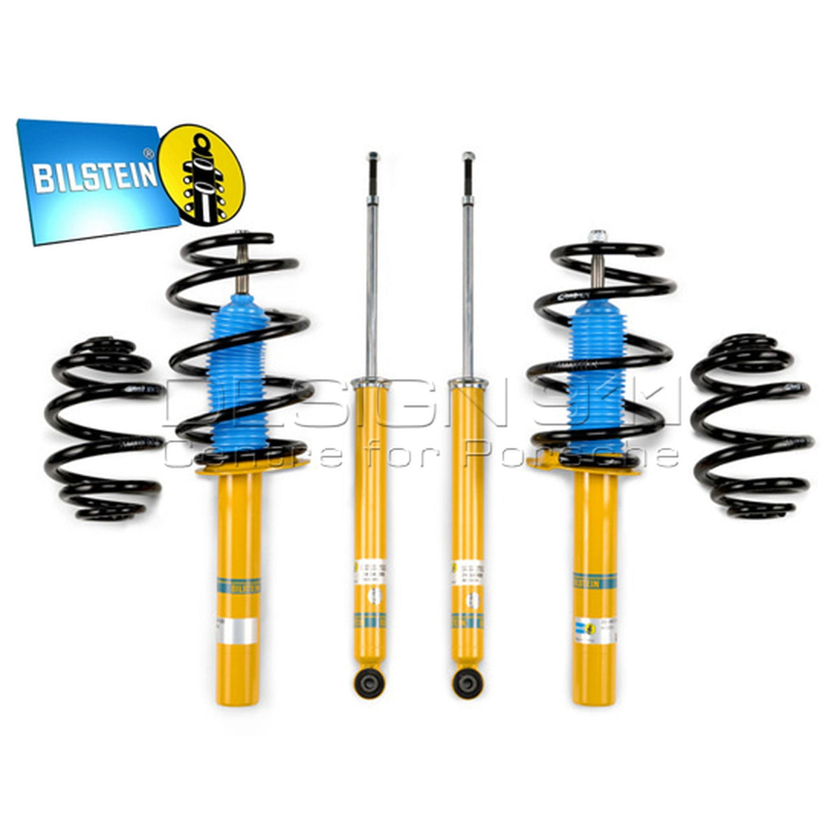 Bilstein B12 Suspension Kit - B8 Shock Absorbers with Eibach Lowering Springs – Porsche Boxster/Cayman