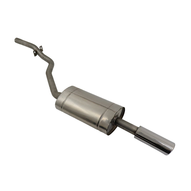 Stainless steel exhaust rear silencer Porsche 924