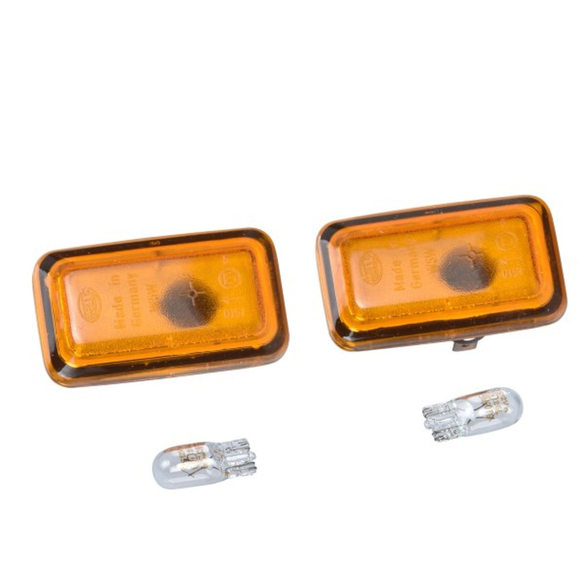 Side repeaters square Amber. (set of 2 ) Porsche 924 / 944 / 968 / 993 / 964 / 911