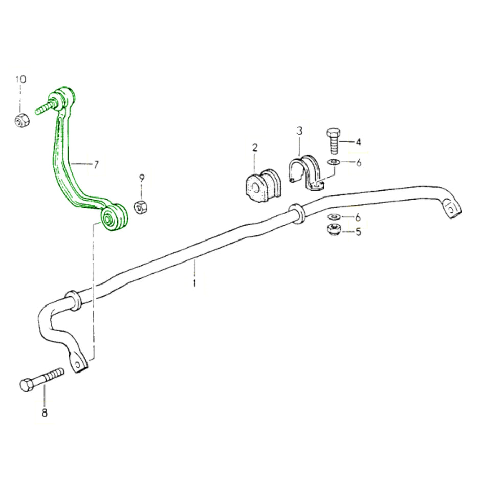 Koppelstangen Set Vorne Hinten Porsche 993 Turbo M030_4
