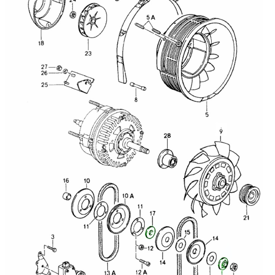 Abstandshalter Riemenscheibe Lima Porsche_4
