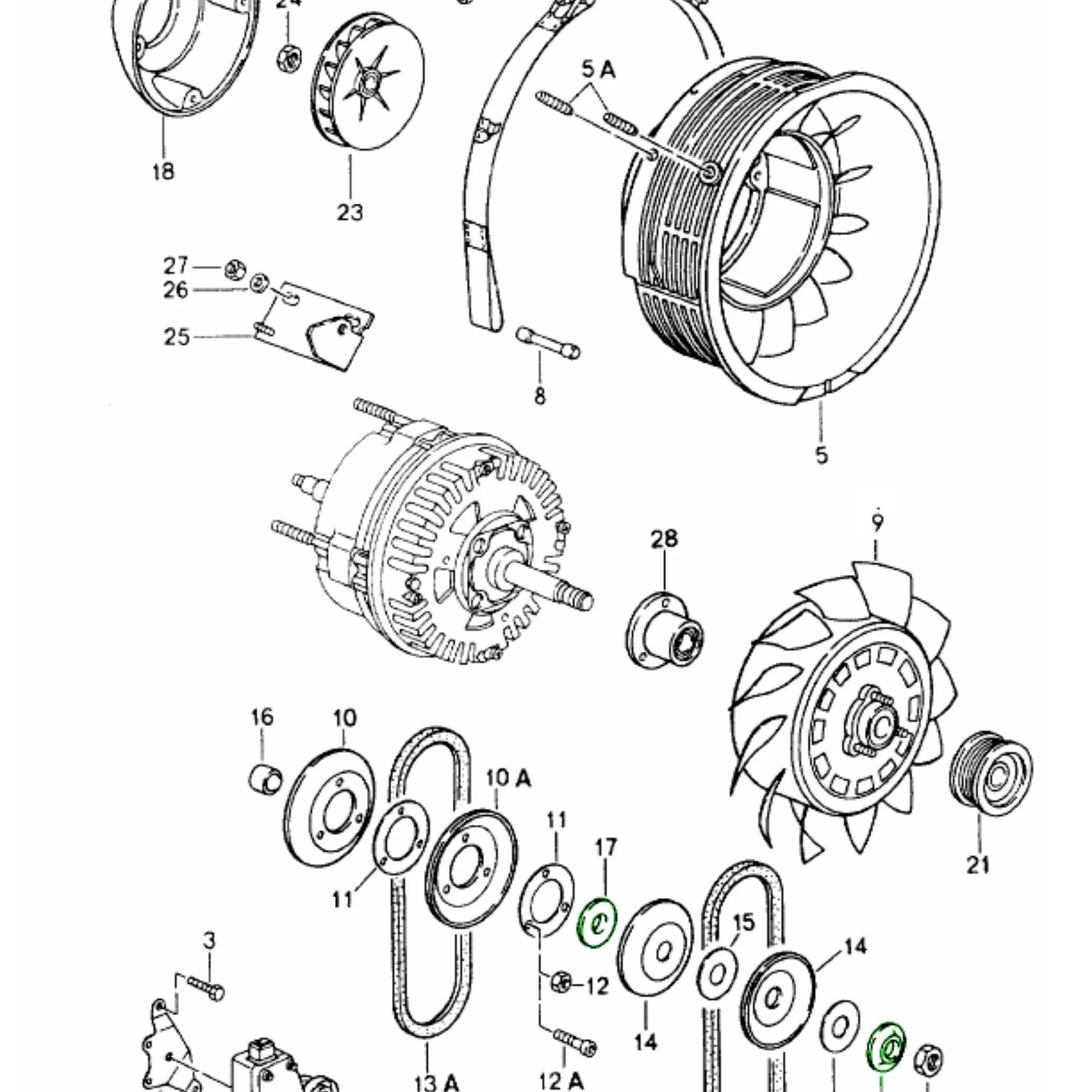 Abstandshalter Riemenscheibe Lima Porsche_4
