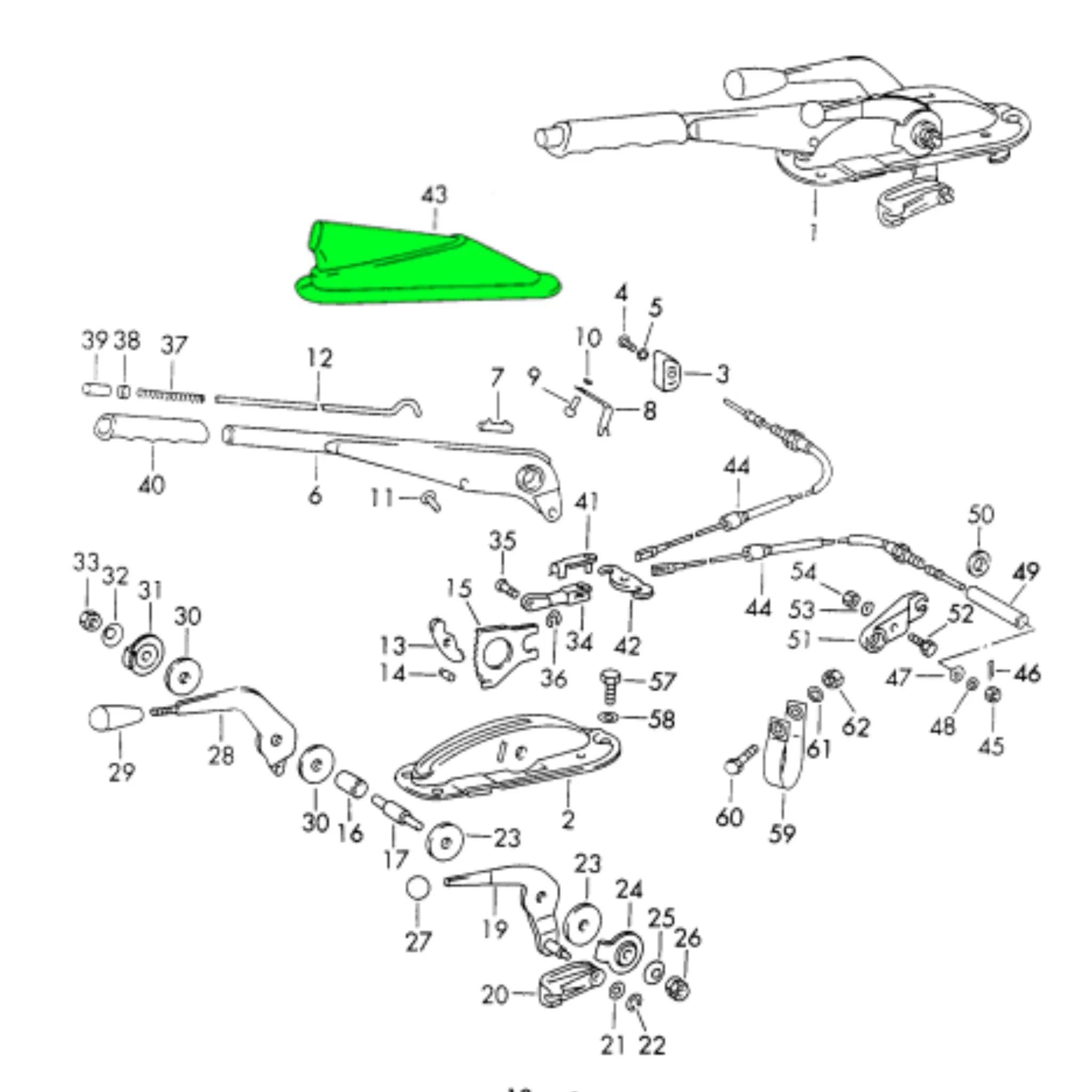 Handbremsmanschette Gummi Porsche 911 F-Modell_4