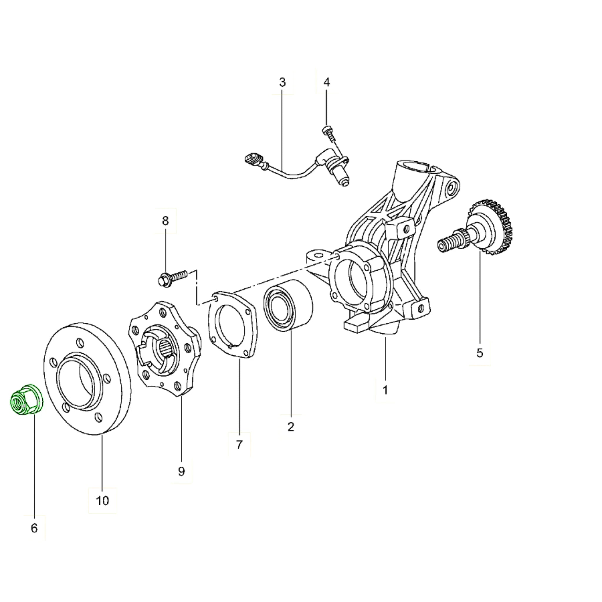 Radmutter M22 Hinten Porsche 996 997_4