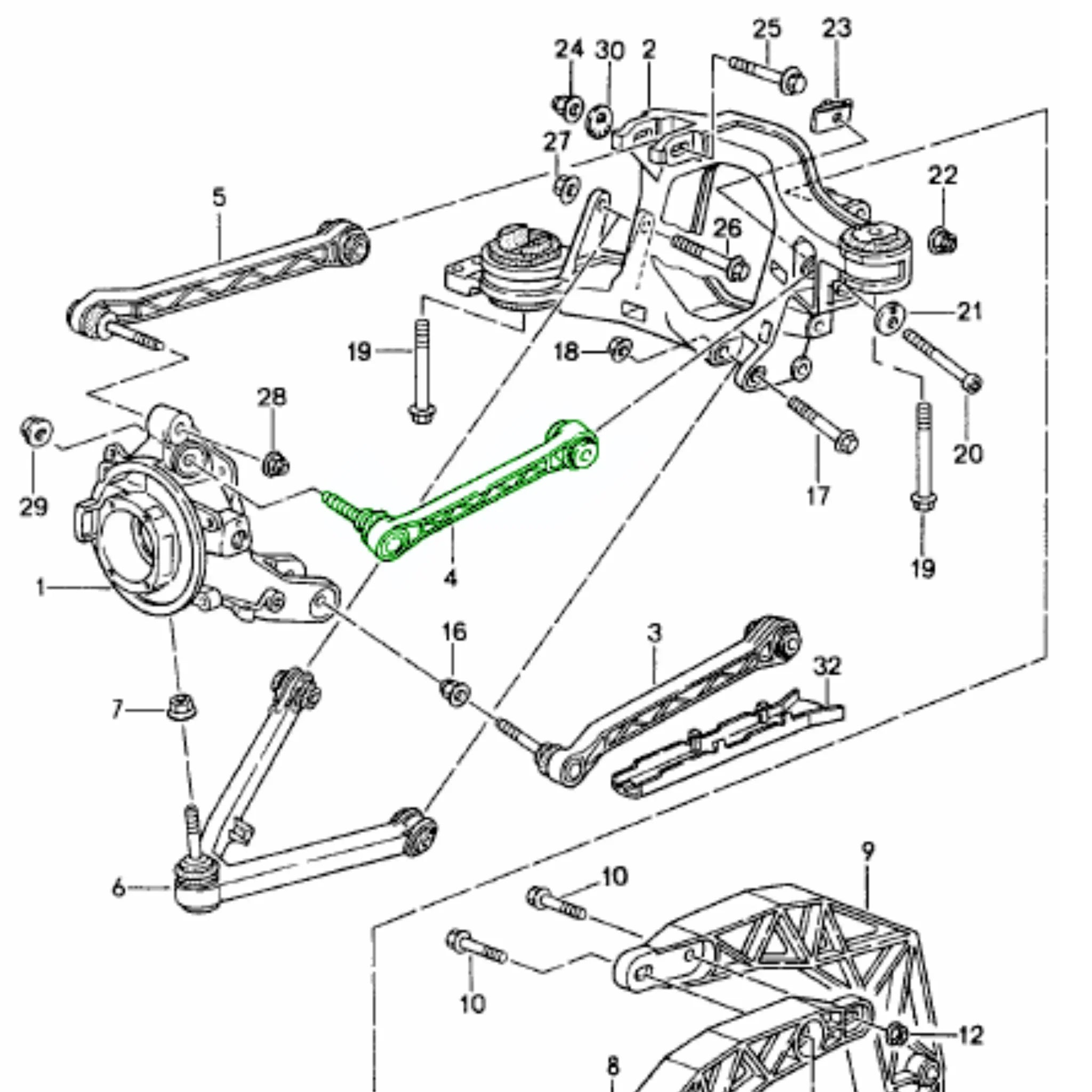 Querlenker Hinten Oben Porsche 993 Sturzlenker_4