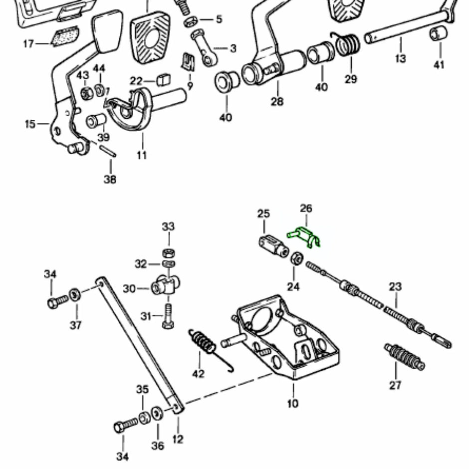 Gabelkopfbolzen Kupplungszug Zubehör Porsche_4