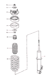Shock absorber bellows rear | Porsche 993 / 996 / 997 – image 3