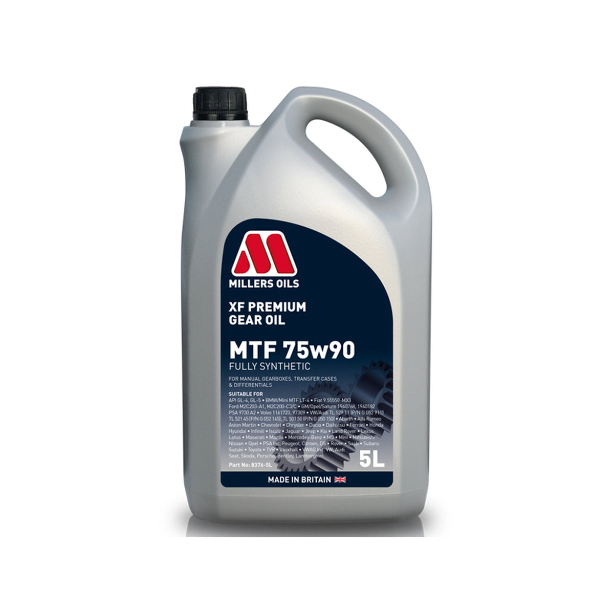Millers Oils TRX Synth 75W-90 vollsynthetisches Getriebeöl 1 l | Millers Oils