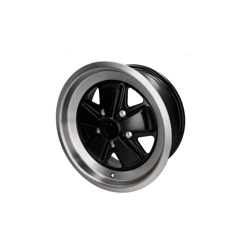 16" Fuchs Style Alufelge 7.0J ET23 Schwarz Matt 5x130