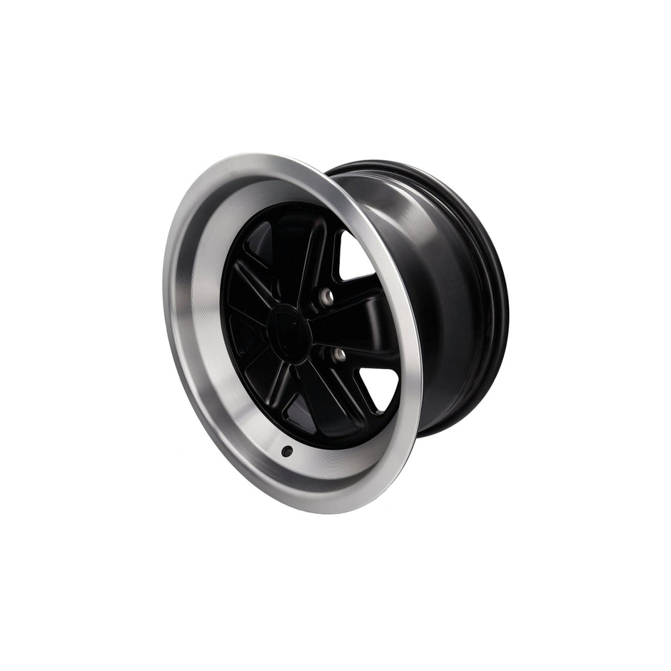 16" Fuchs Style Alufelge 8.0J ET10.6 Schwarz Matt 5x130