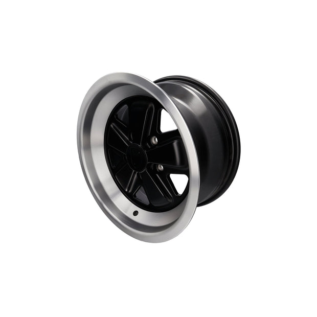 16" Fuchs Style Alufelge 8.0J ET10.6 Schwarz Matt 5x130